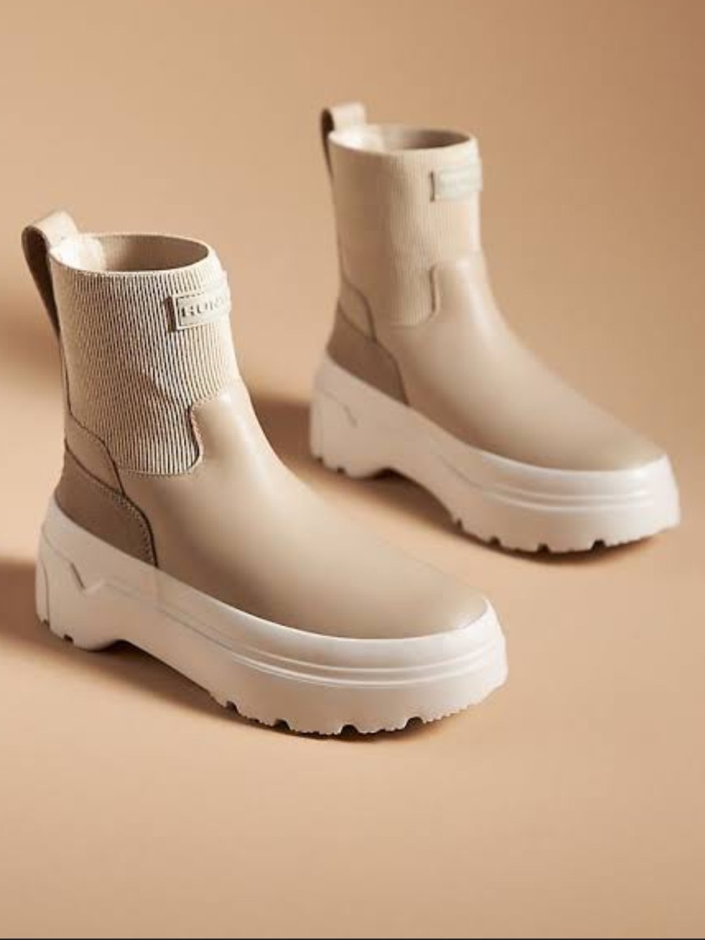 Hunter Explorer Chelsea Flatform Boots | Size 8 NWT